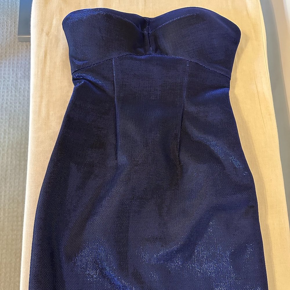 NWT - GUESS - Strapless Lurex Bonded Dress